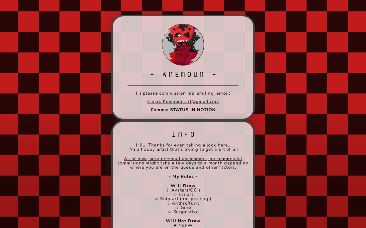Knemoun S Commisions 1