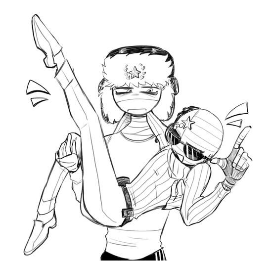 would count as lineart fullbody + halfbody of two peeps