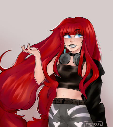 Halfbody commission, fully shaded