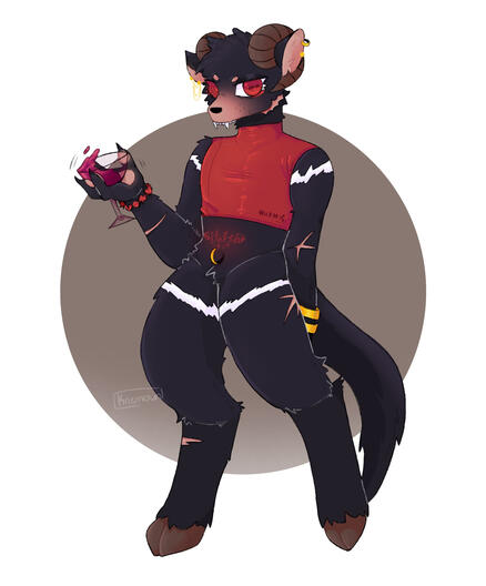 fullbody fully shaded anthro